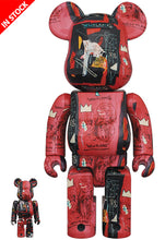 Load image into Gallery viewer, Andy Warhol x Jean Michel Basquiat 100% &amp; 400% Bearbrick 2PK
