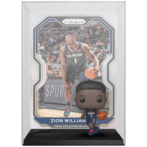 Zion Williamson Trading Card With Case
