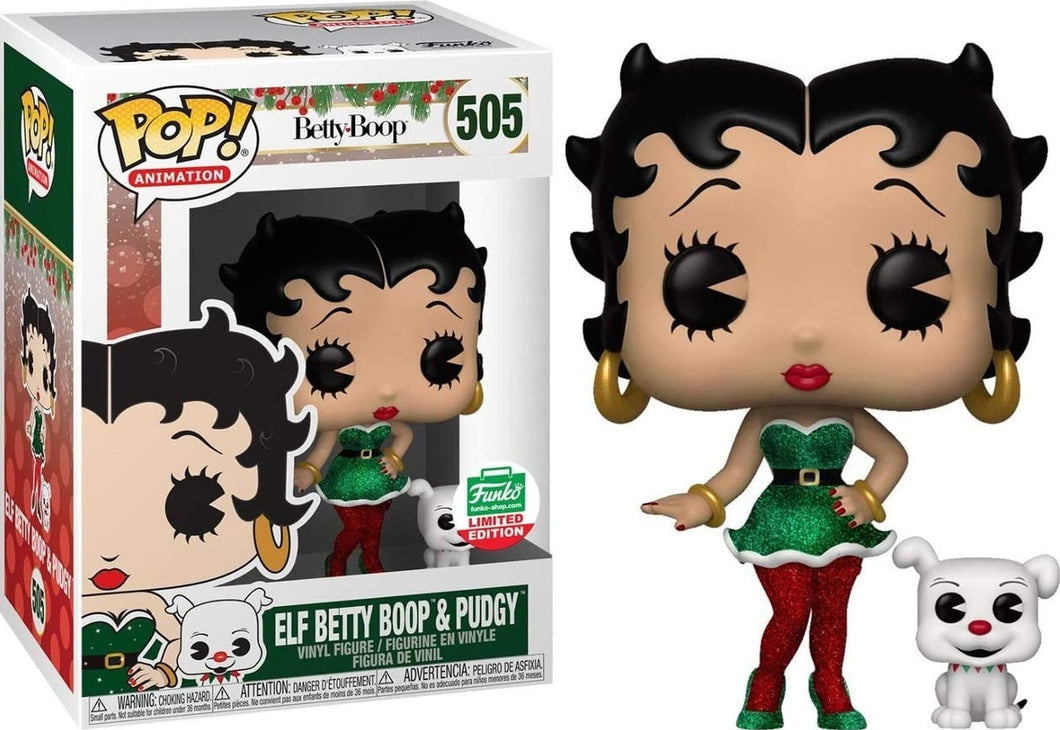 Elf Betty Boop & Pudgy Funko Shop Exclusive