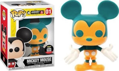 Mickey Orange & Teal 90 Years Funko Shop Exclusive *Not Mint*