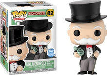 Load image into Gallery viewer, Mr. Monopoly with Money Bag Funko Shop Exclusive *Not Mint*
