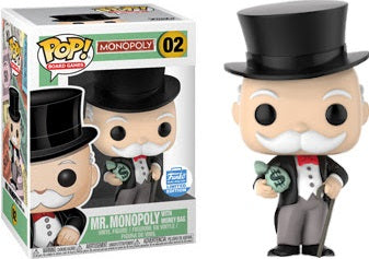 Mr. Monopoly with Money Bag Funko Shop Exclusive *Not Mint*